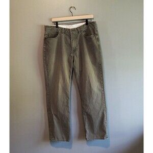 Polo Ralph Lauren Chino Pants Mens Size 35 x 30  Khaki Cotton Green Straight